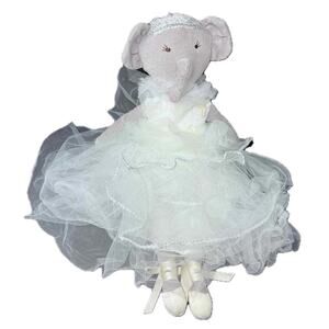Pottery Barn Kids Monique Lhuillier Designer Doll Elephant Ballerina Plush 18"